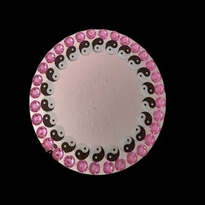 15.5" ROUND YIN YANG MIRROR